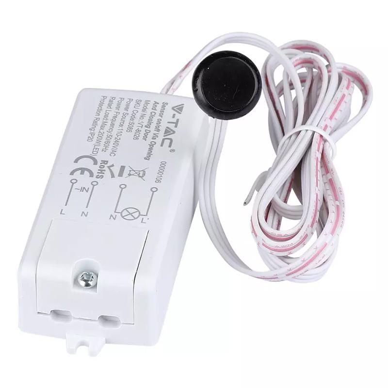 senzor miscare on off reactie la inchidere si deschidere usa max 500w v tac 4