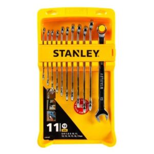 set 11 chei combinate 4 94 647 stanley finisaj cromat