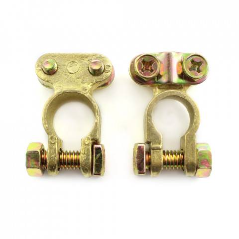 set 2 borne baterie auto pozitiv negativ cupru carguard 1