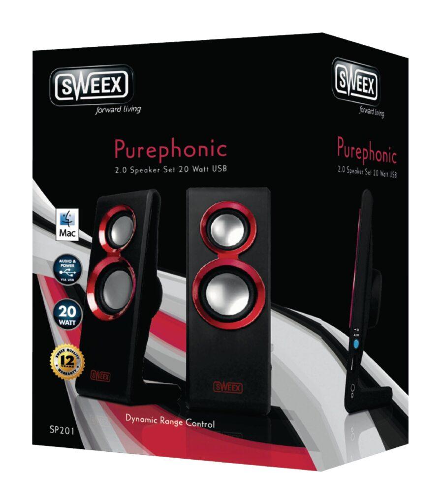 set 2 difuzoare purephonic usb 20 20w rosu sweex 1 scaled