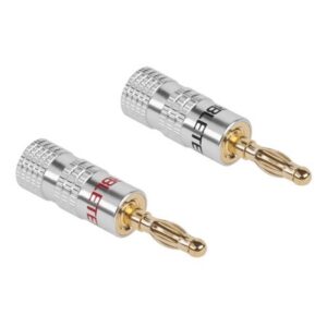 set 2 mufe banana din metal 4mm tata hq cabletech