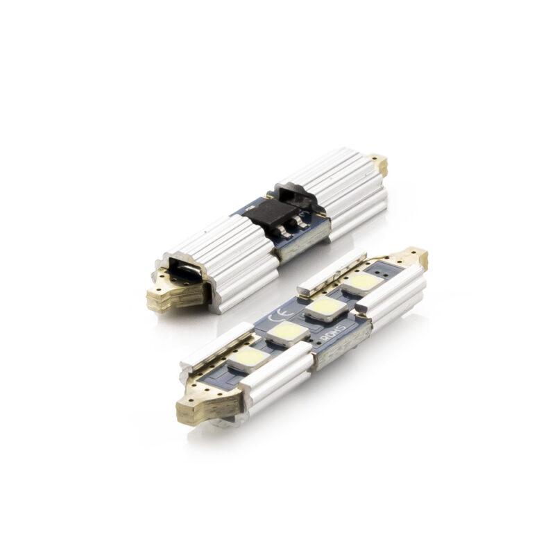Set 2x becuri auto C5W 36mm LED SMD alb 12V 5W 350lm Canbus interior portbagaj Carguard 2 set 2x becuri auto c5w 36mm led smd alb 12v 5w 350lm canbus interior portbagaj carguard 2