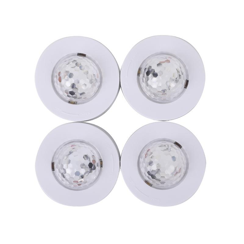 set 4 mini astro rgb cu stroboscop si telecomanda 1