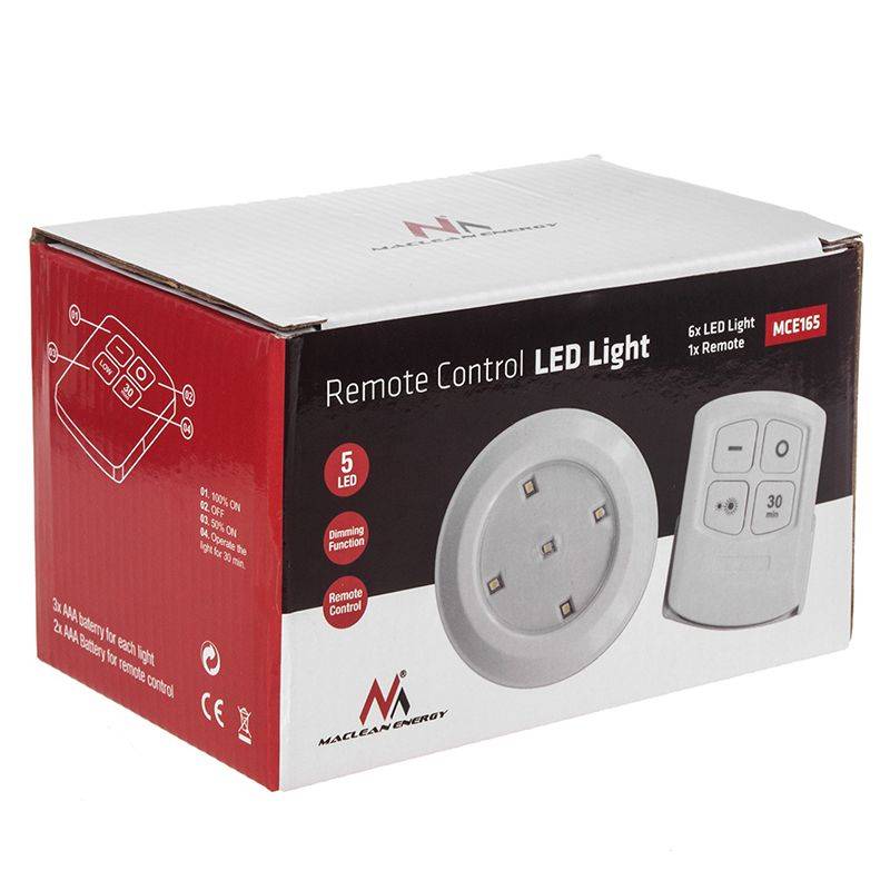 Set 6 lampi LED cu telecomanda MCE0165 5 set 6 lampi led cu telecomanda mce0165 5