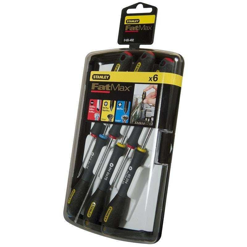 set 6 surubelnite fatmax de precizie 0 65 492 stanley 1