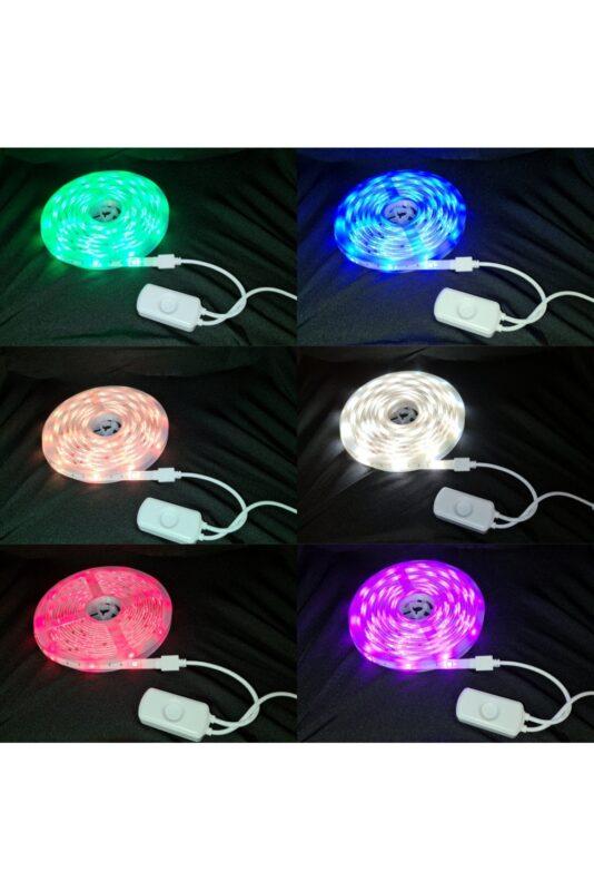 set banda led smart wifi woox r5093 5m rgb color alb cald 24w 150buc x 016w 5