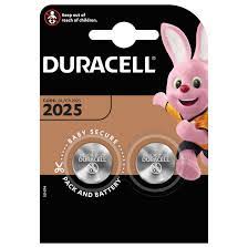 set baterii duracell cr2025 3v litiu 20x25 mm 2buc