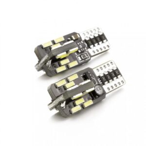 set becuri led auto t10 w5w 3w 240lm 6500k 12v canbus pentru interior portbagaj carguard