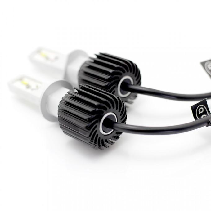 set becuri led h1 12 24v 6000k 4000lm 2buc carguard 10