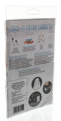 set casca in ureche cu jack 35 mm diy braid it maxell 1