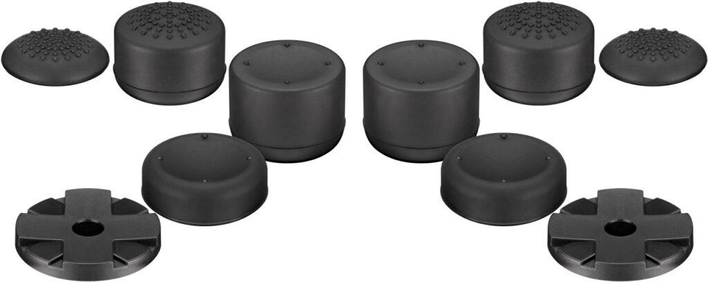 set de 10 capace de protectie pentru controlerul ps5 goobay 2