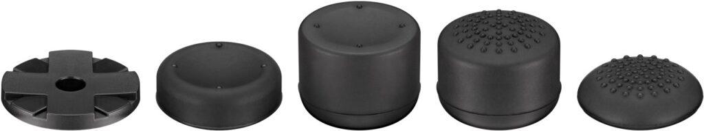 set de 10 capace de protectie pentru controlerul ps5 goobay 4