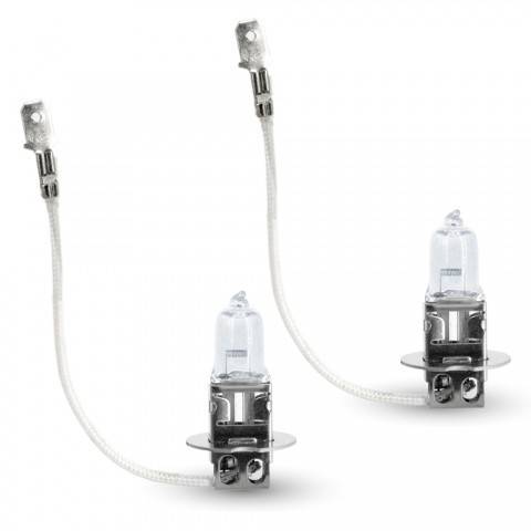 set de 2 becuri halogen h3 100w 90 intensitate 12v carguard 1