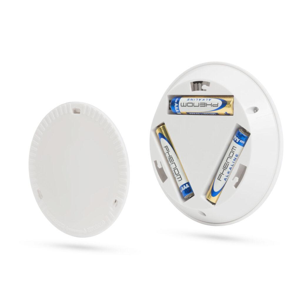 set de lampi led cob 3w 200lm 3x aaa ip44 autoadezive de perete cu telecomanda 2