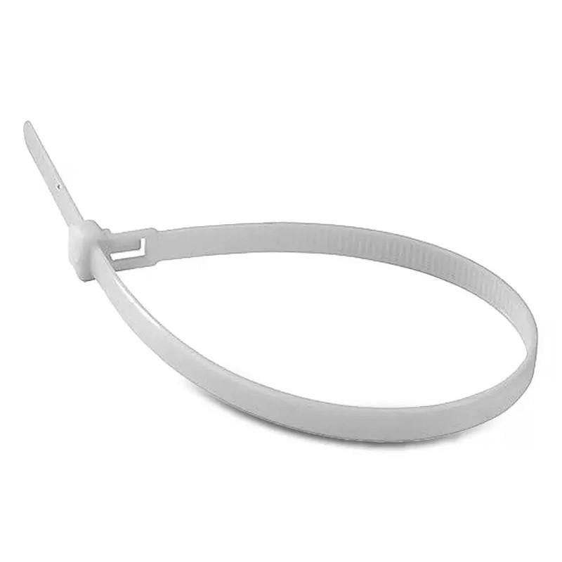 set fasete prindere 35mm 15cm 100buc alb v tac sku 11165