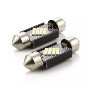 set led auto 41mm c5w si c10w pentru interior portbagaj 12v 3w 240lm alb canbus 2buc carguard