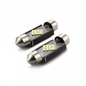 set led auto smd sofit 39mm c5w can bus 3w 12v 240lm alb pentru interior portbagaj carguard
