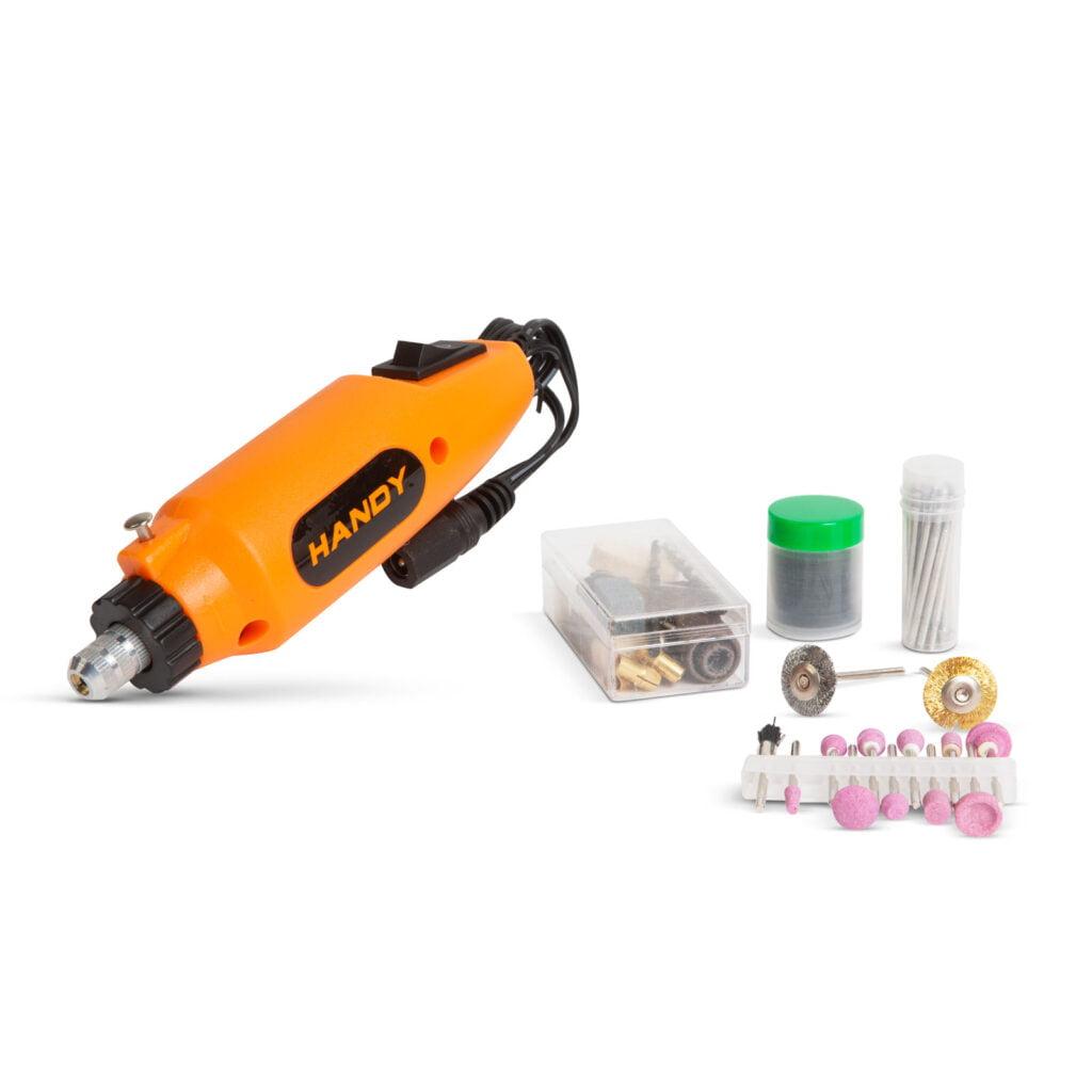 set masina pirogravat slefuit 230v 78 componente handy