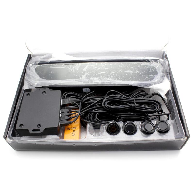 set senzori de parcare cu afisaj in oglinda carguard sp004 6