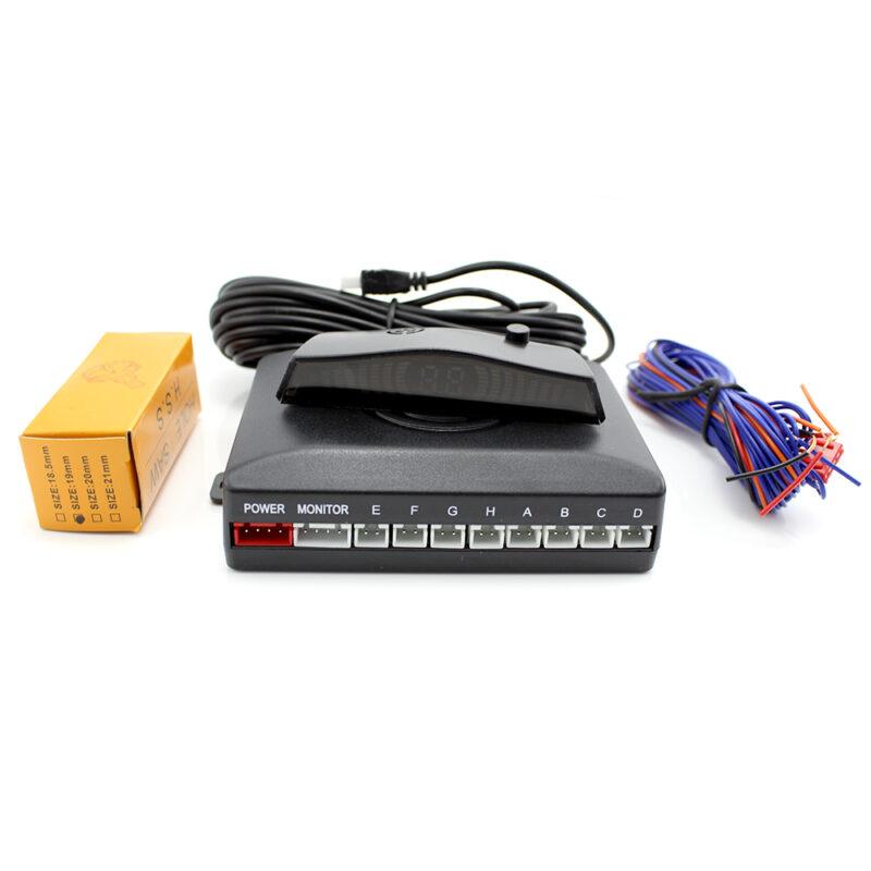 set senzori de parcare fata spate cu 8 senzori carguard sp005 2