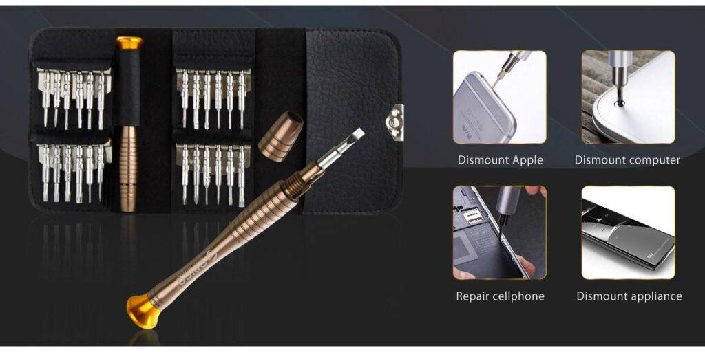 set surubelnita 24 capete otel s2 un maner st1 orico 2