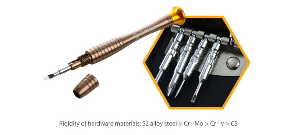 set surubelnita 24 capete otel s2 un maner st1 orico 5