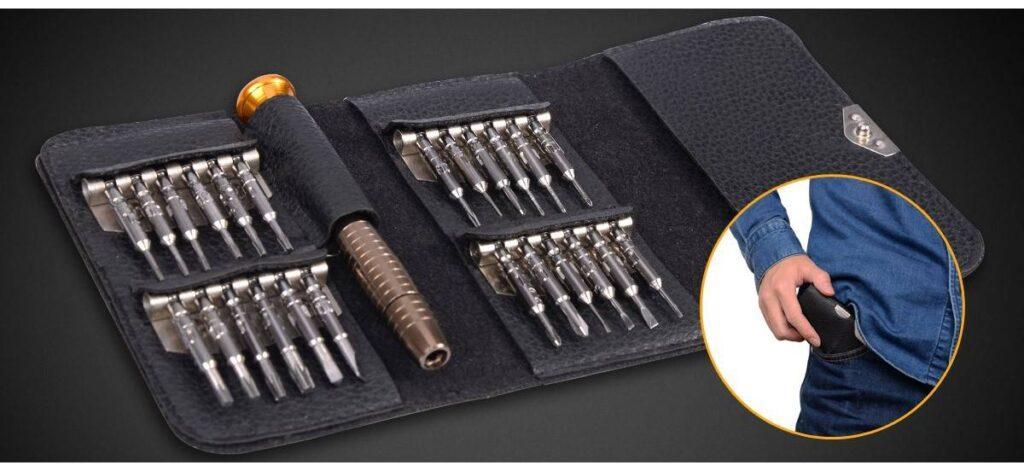 set surubelnita 24 capete otel s2 un maner st1 orico 6