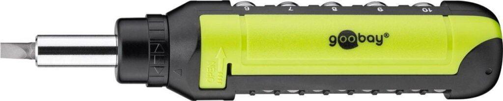 set surubelnita cu clichet 8biti crv si 5 tubulare 3x phillips ph0 ph1 ph2 3x capete plane 3mm 5mm 6mm 2x torx t15 t20 1x adapto 1