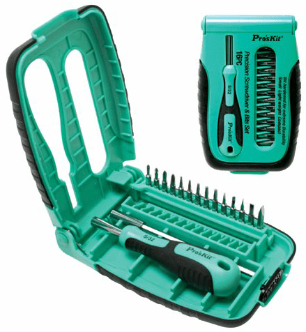 set surubelnite 15 in 1 proskit 2