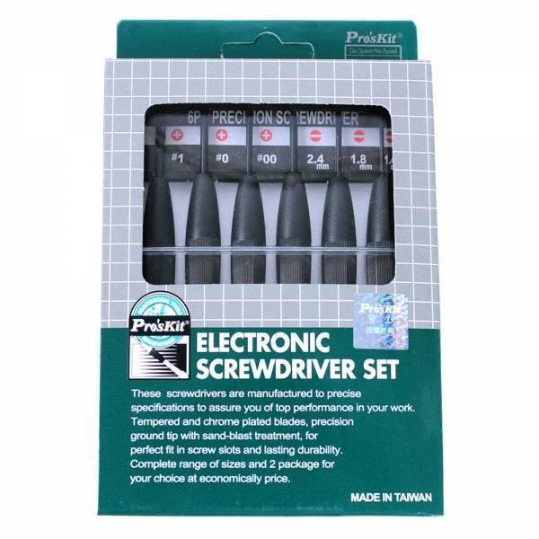 set surubelnite electronisti 5buc proskit 6