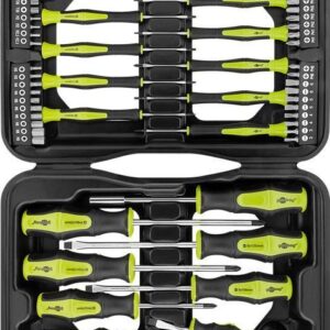 set surubelnite goobay 58 piese in carcasa plastic