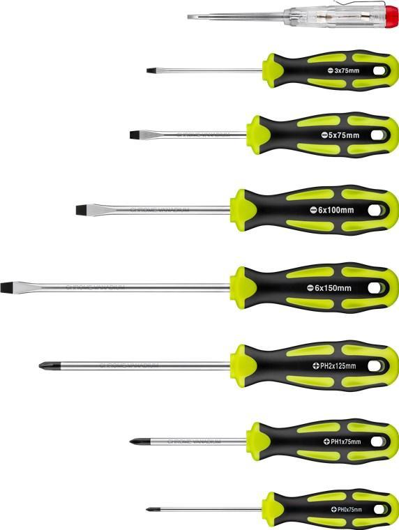 set surubelnite goobay 8 piese in carcasa plastic 1