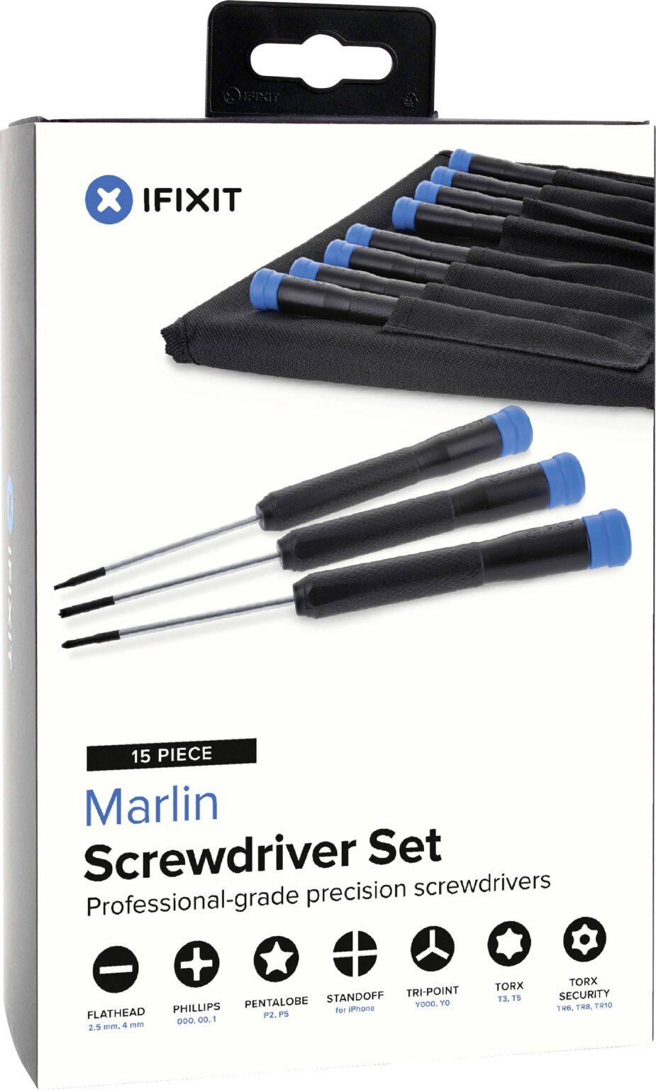set surubelnite service ifixit marlin screwdriver set 15 buc if145 462 1 scaled