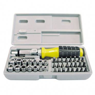 set varfuri si tubulare cu surubelnita clichet mega