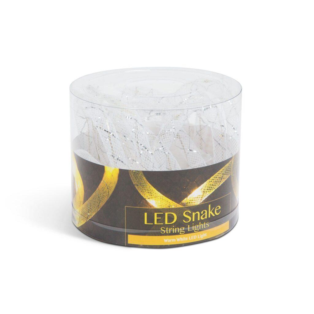 sir de lumini de craciun led alb cald fir argintiu 2m 2x aaa 58032a phenom 2