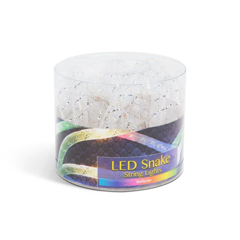 sir de lumini de craciun led multicolor fir argintiu 2m 2x aaa 58032b phenom 2