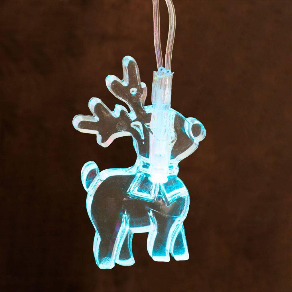 sir lumini 20 led reni multicolor pe baterii 2m phenom lighting technology 2