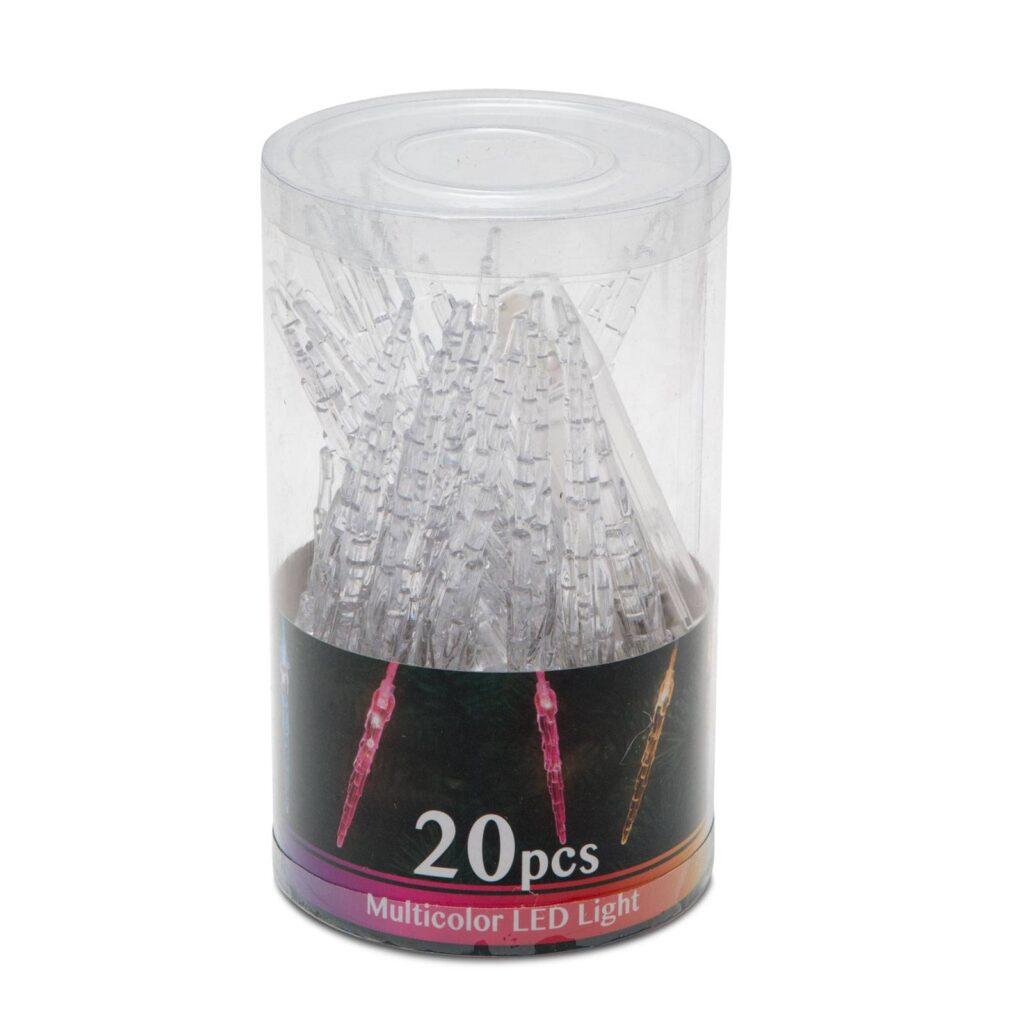 sir lumini 20 led turturi de gheata multicolor pe baterii 2m phenom lighting technology 4
