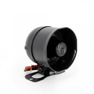 sirena alarma auto 1 ton 15w 12v carguard sin001