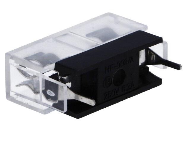 soclu cu protectie sigurante cilindrice 5x20mm 6a 250v 20mohm proffuse zh32 2