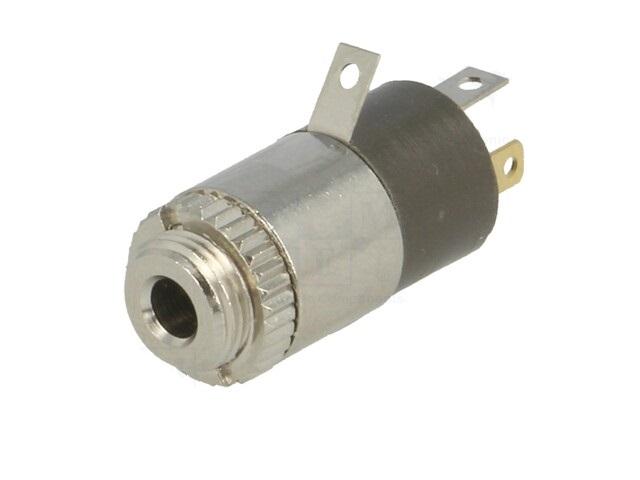 soclu jack 25 mm mama stereo 4 contacte drept lipire lumberg 1500 01