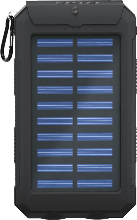 solar powerbank 8000mah cu lanterna led busola rezistent la socuri si apa goobay 3