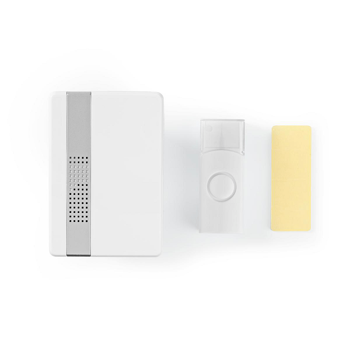 sonerie fara fir 300m 36 melodii 80db ip44 alb nedis 10