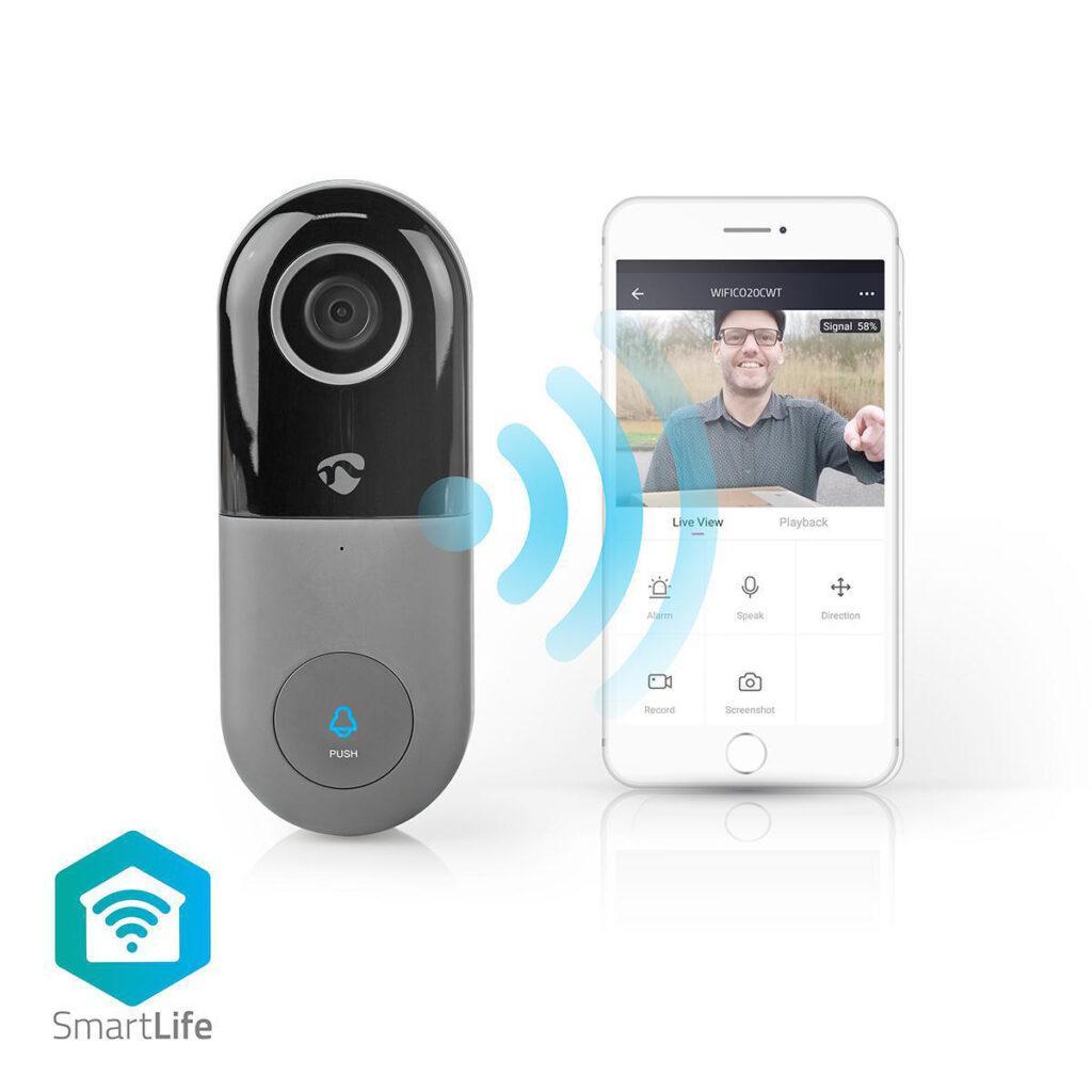 sonerie smart video wi fi hd 720p nedis