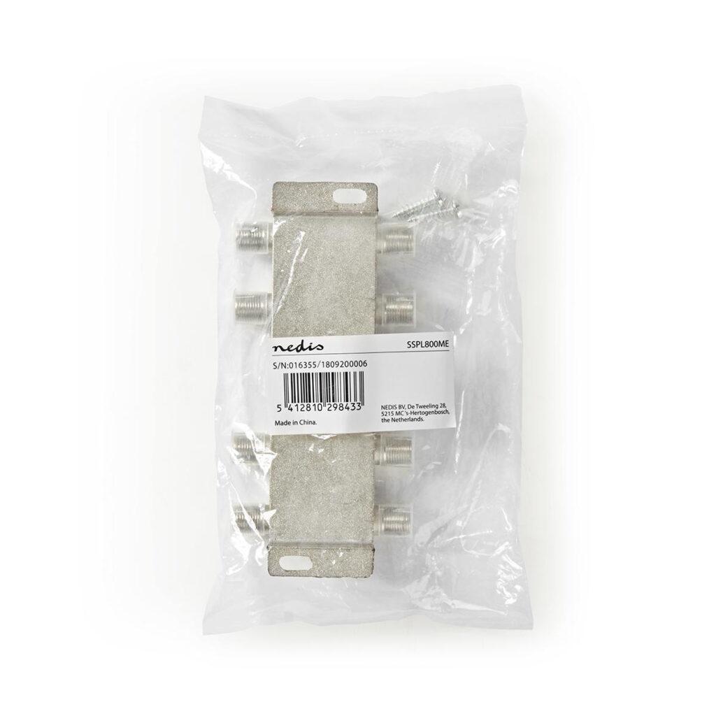spitter distribuitor semnal tv nedis 8 cai 5 1000mhz 11db max 4
