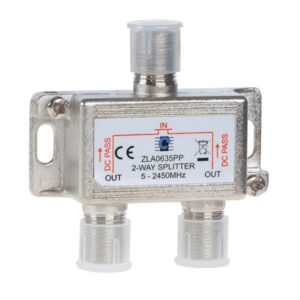 spliter 2 cai 5 2450mhz power pass cabletech