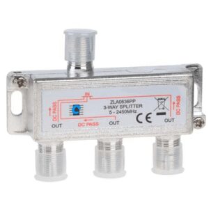 spliter 3 iesiri cu power pass 5 2450mhz cabletech
