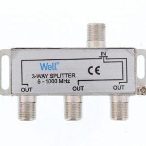 spliter catv 3 cai 1000mhz well