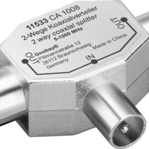 spliter coaxial tata la 2x coaxial mama goobay