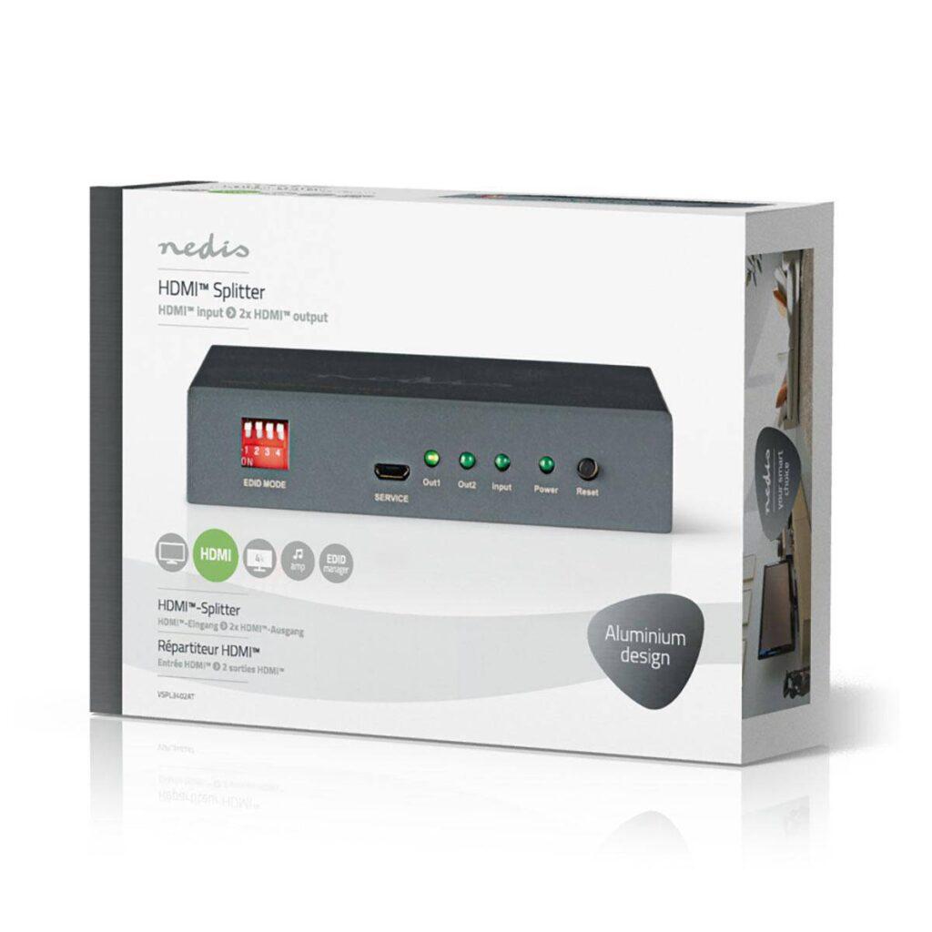 spliter hdmi intrare hdmi 2x hdmi iesire nedis 3